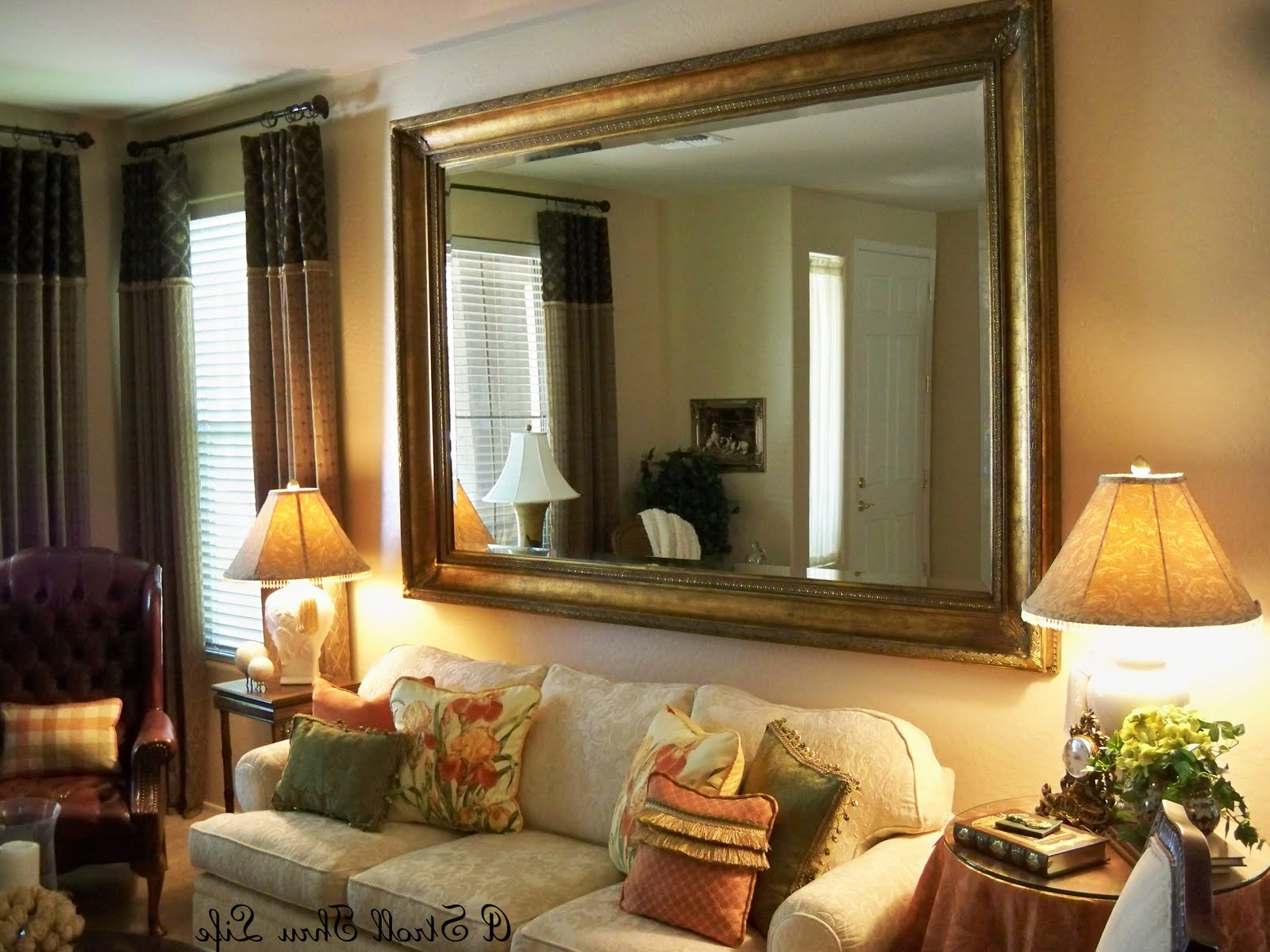 Large Wall Mirrors For Living Room