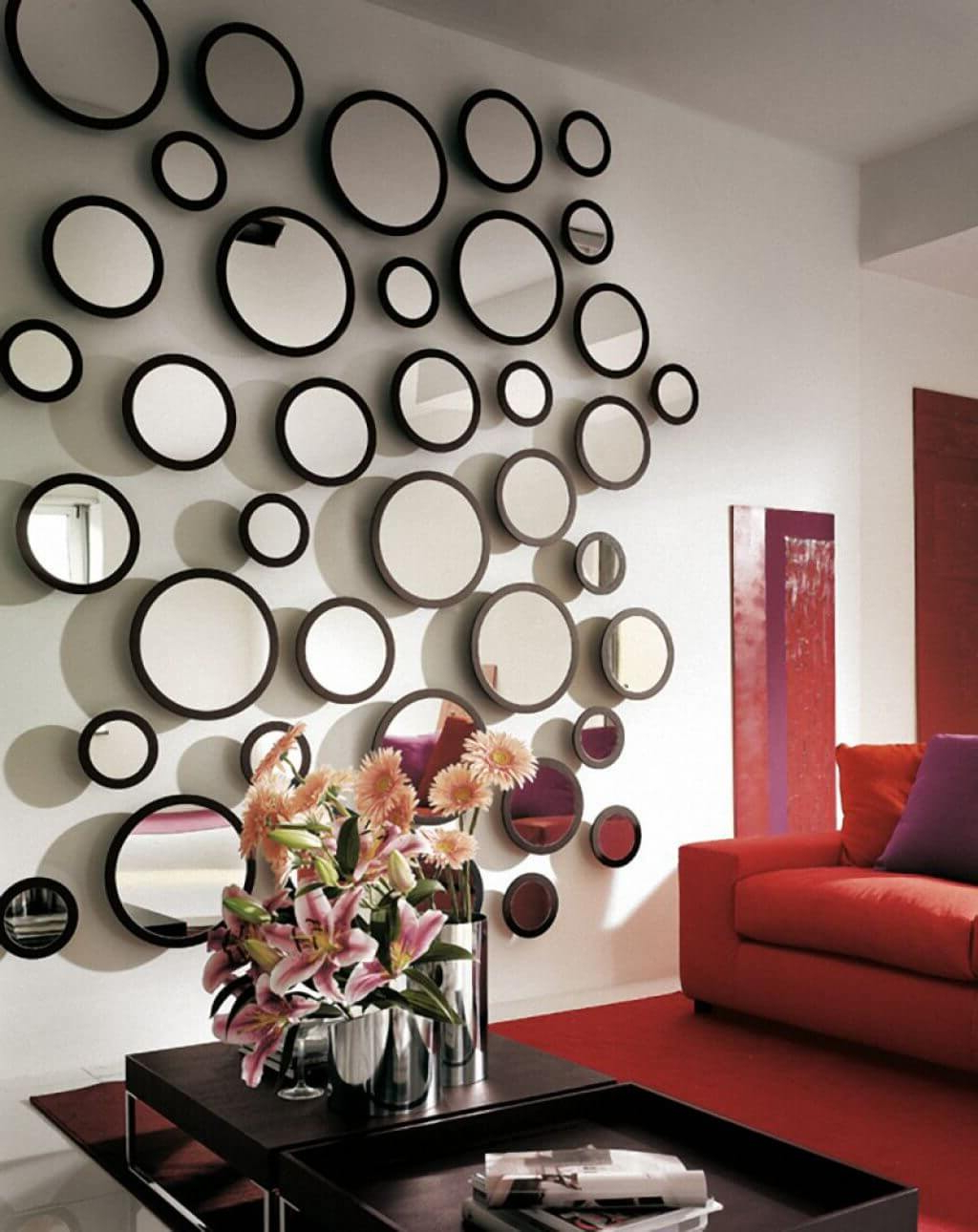 Living Room Wall Mirror Designs