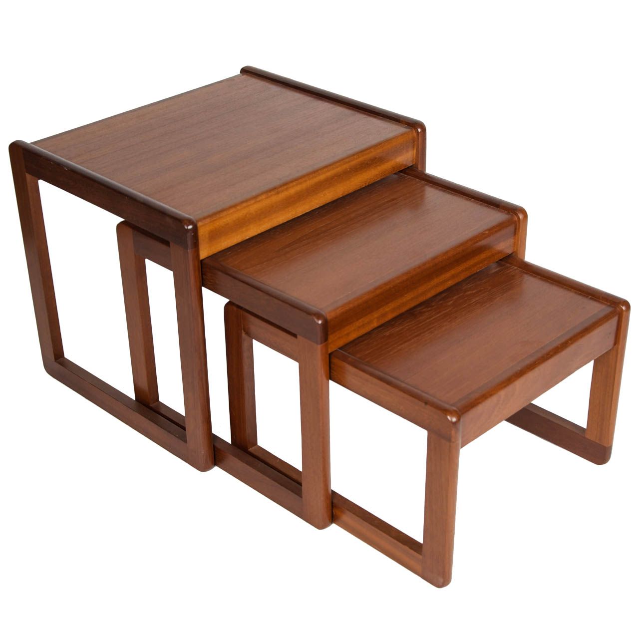Teak Wood Nesting Tables Furniture