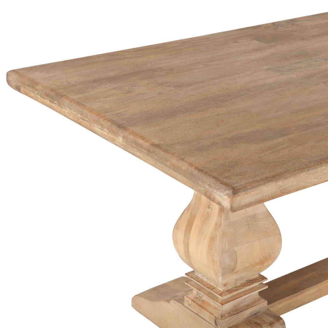 Teak Wood Trestle Dining Table