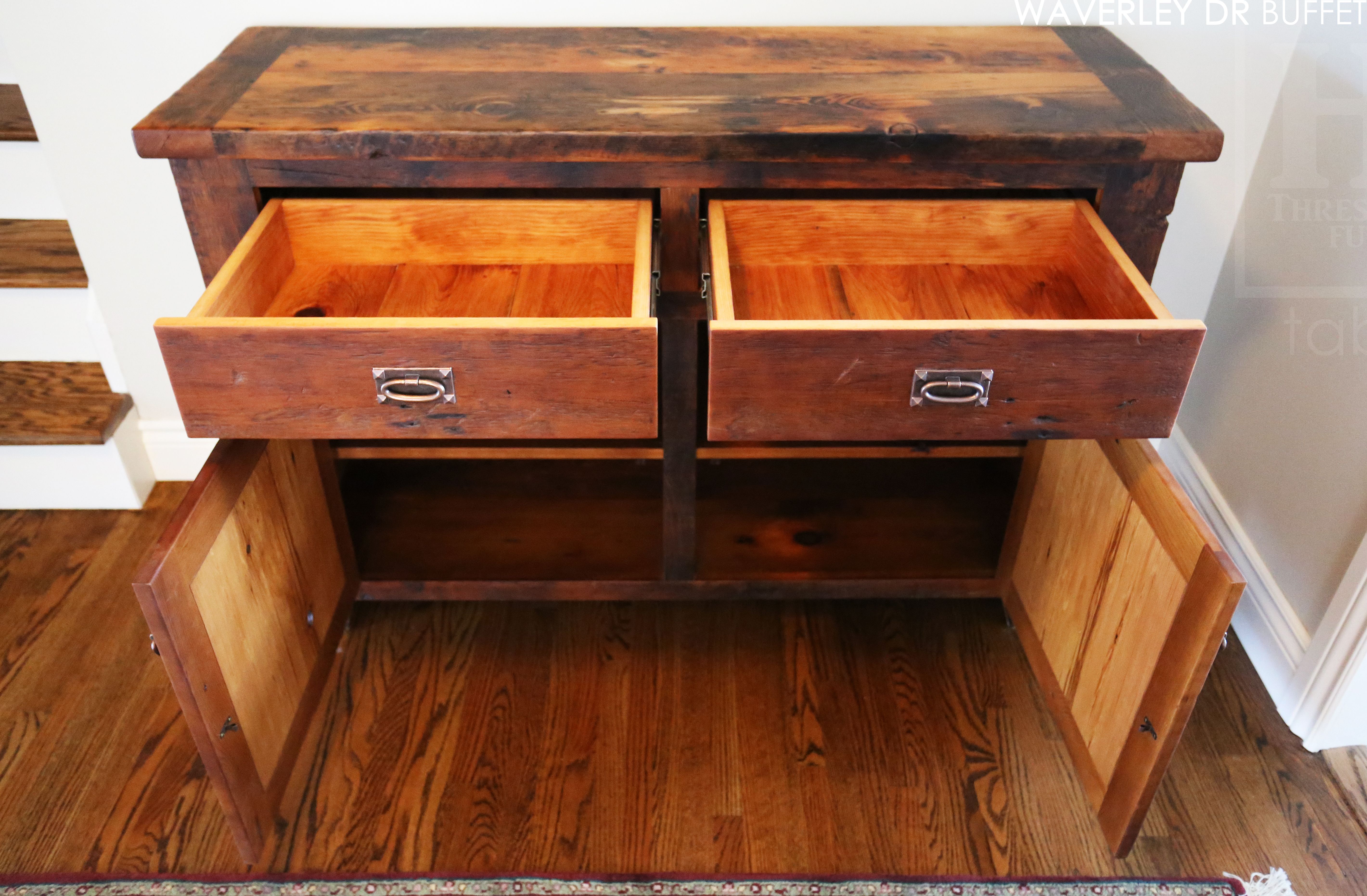 Reclaimed Wood Buffet Table