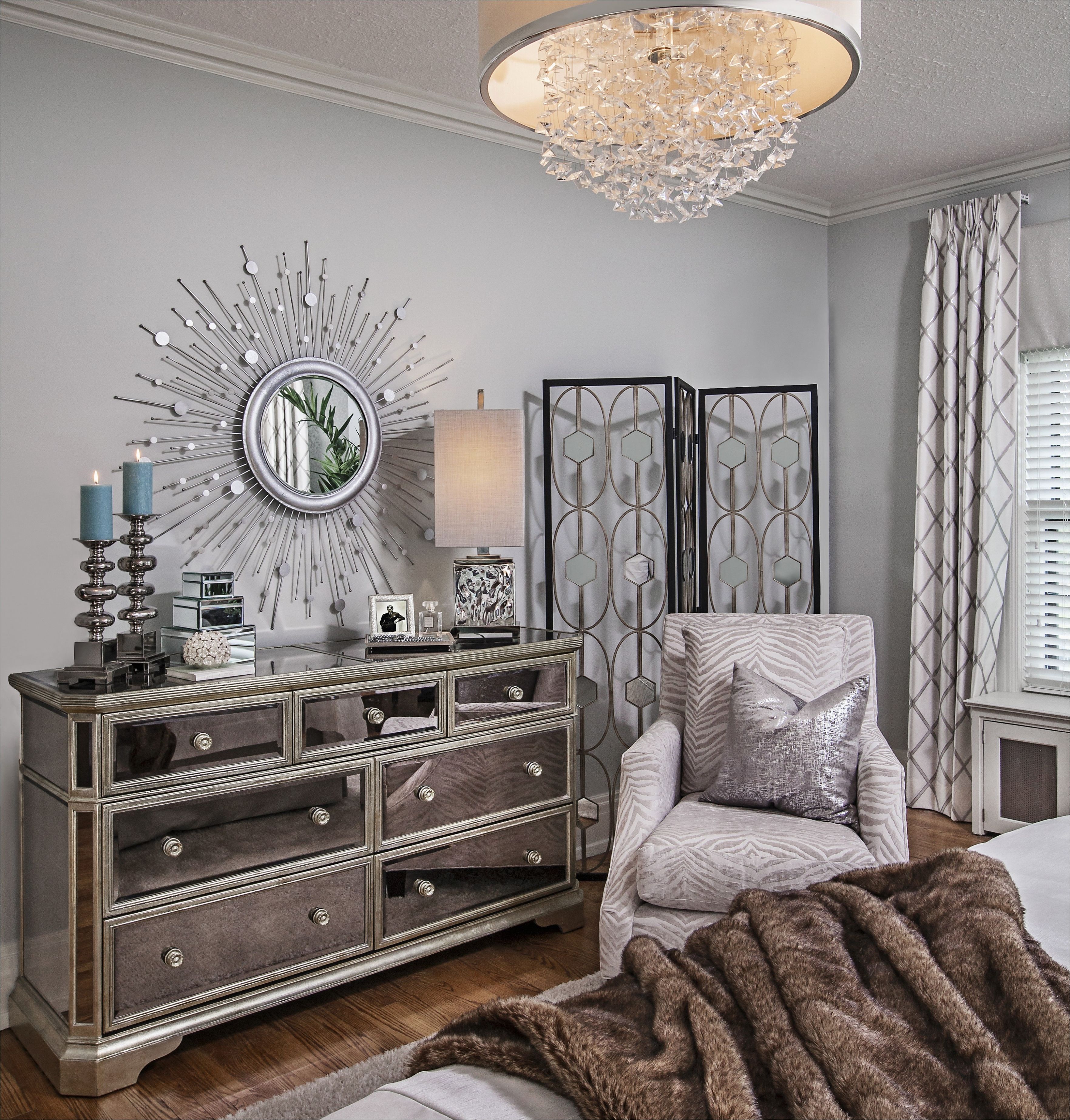 Furniture For A Glamorously Decorated Bedroom