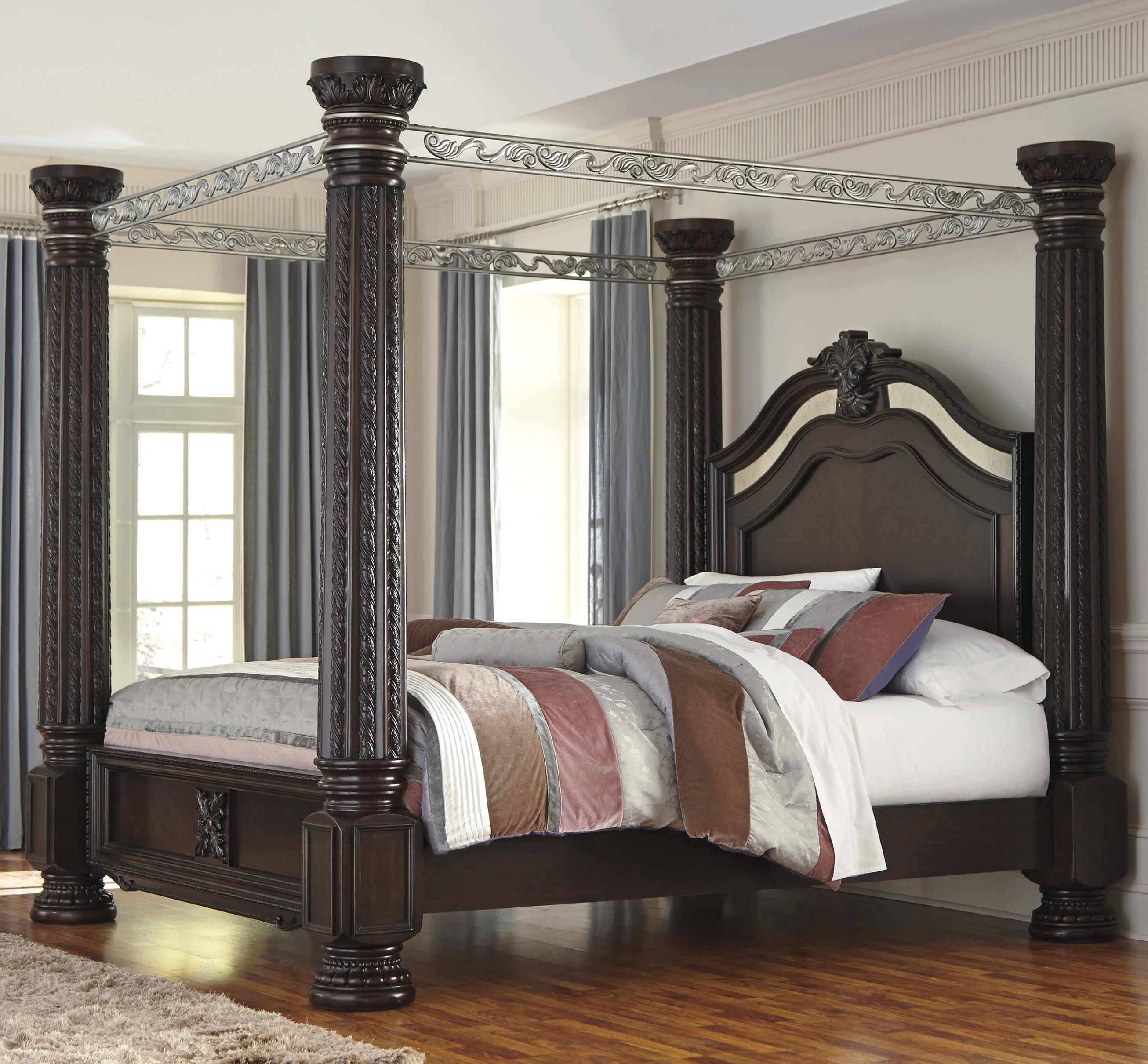 Purple Four Poster Bed