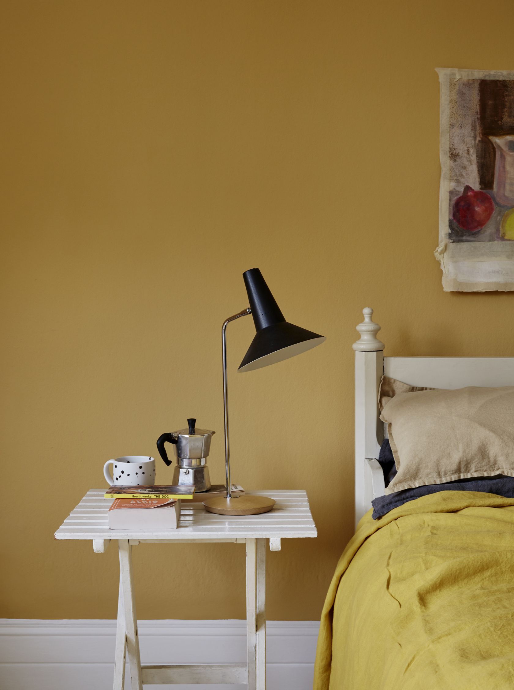 Benjamin Moore Traditional Yellow Bedroom Walls