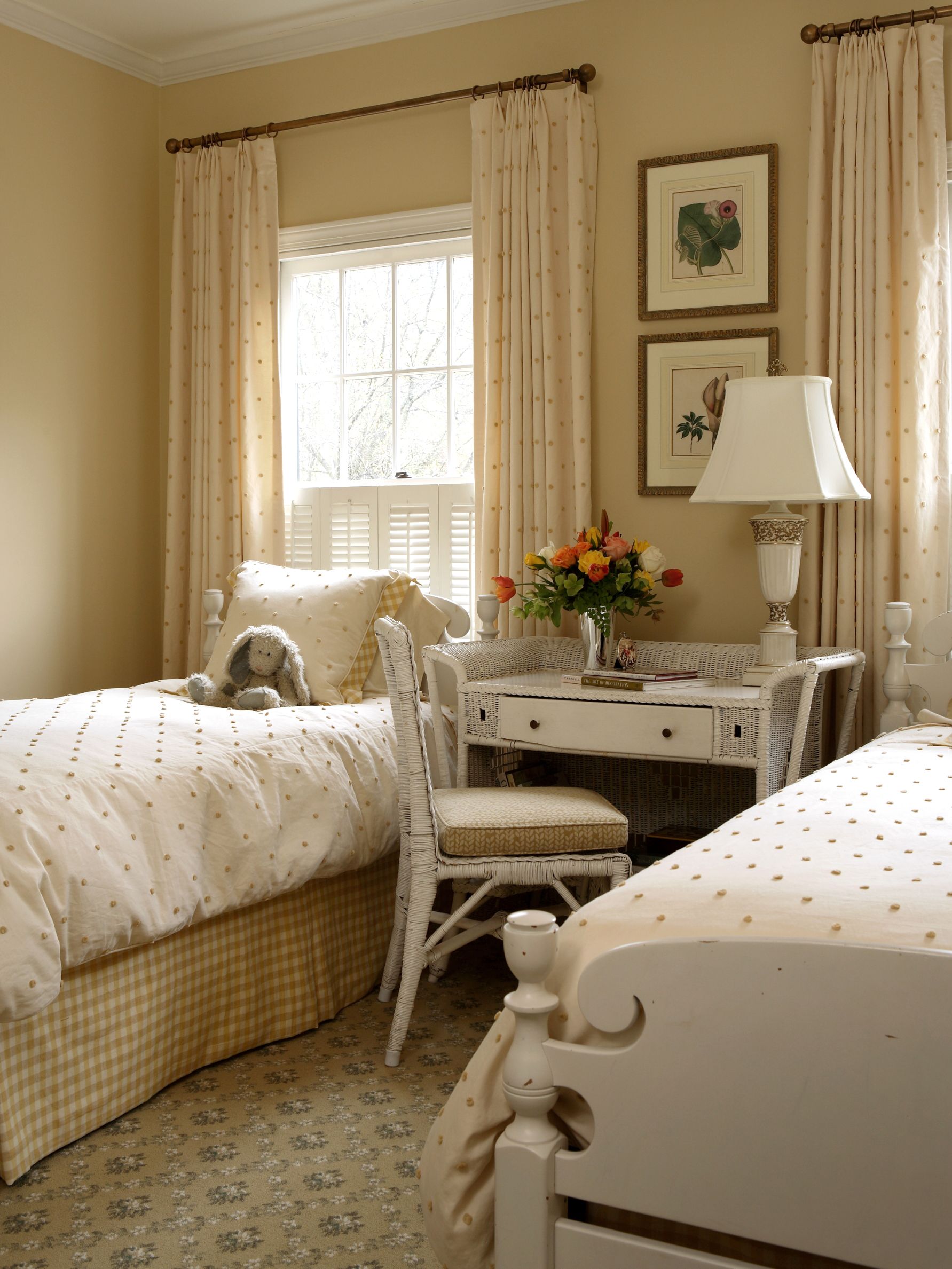 Vintage Style Twin Guest Bedroom