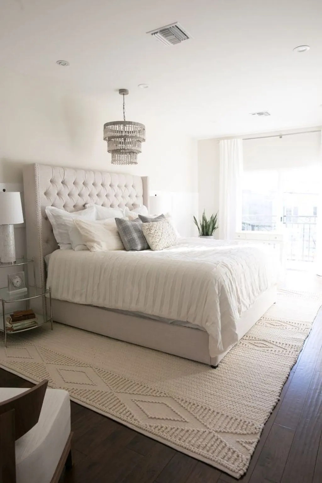 White Bedroom Design Traditional