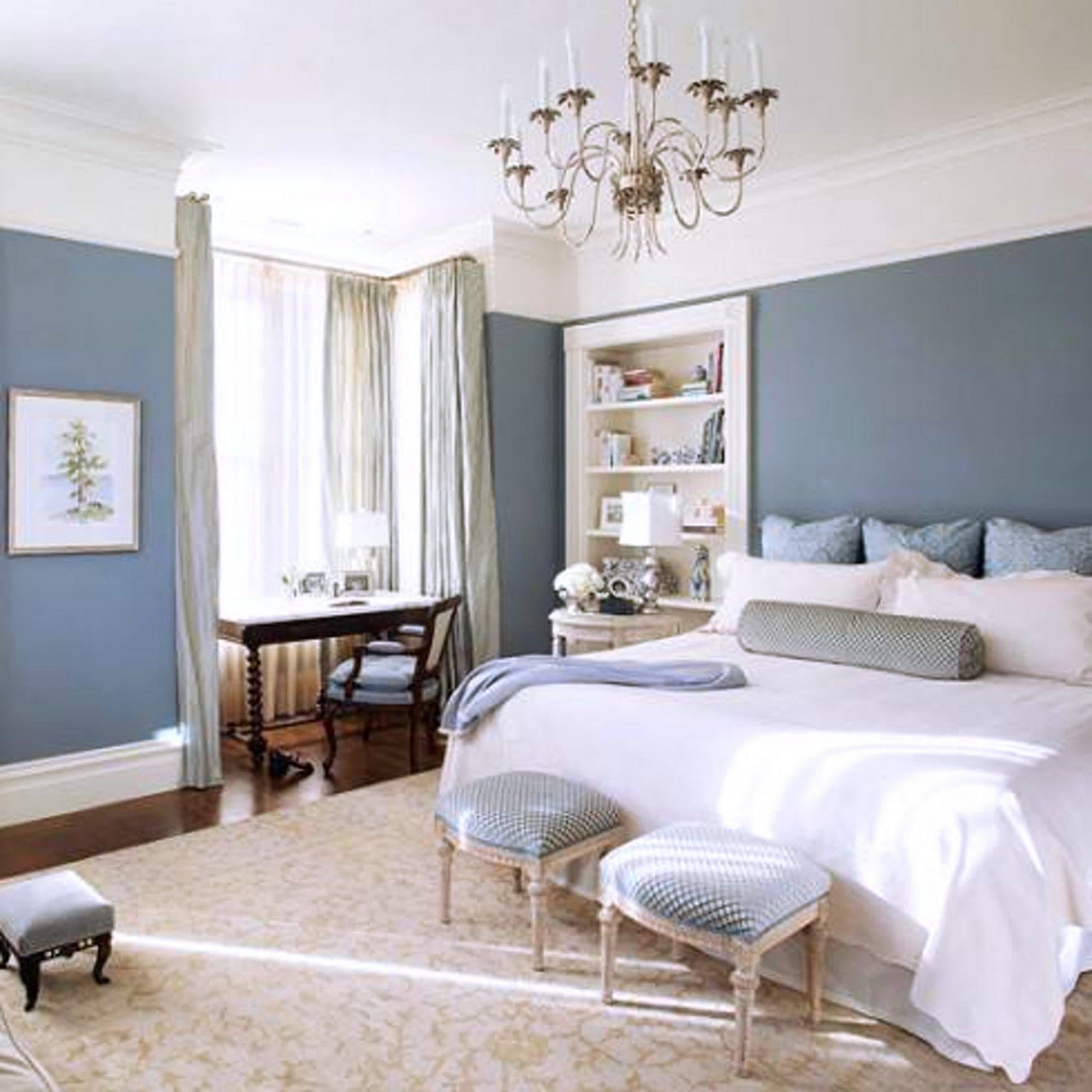 Relaxing Blue Master Bedroom