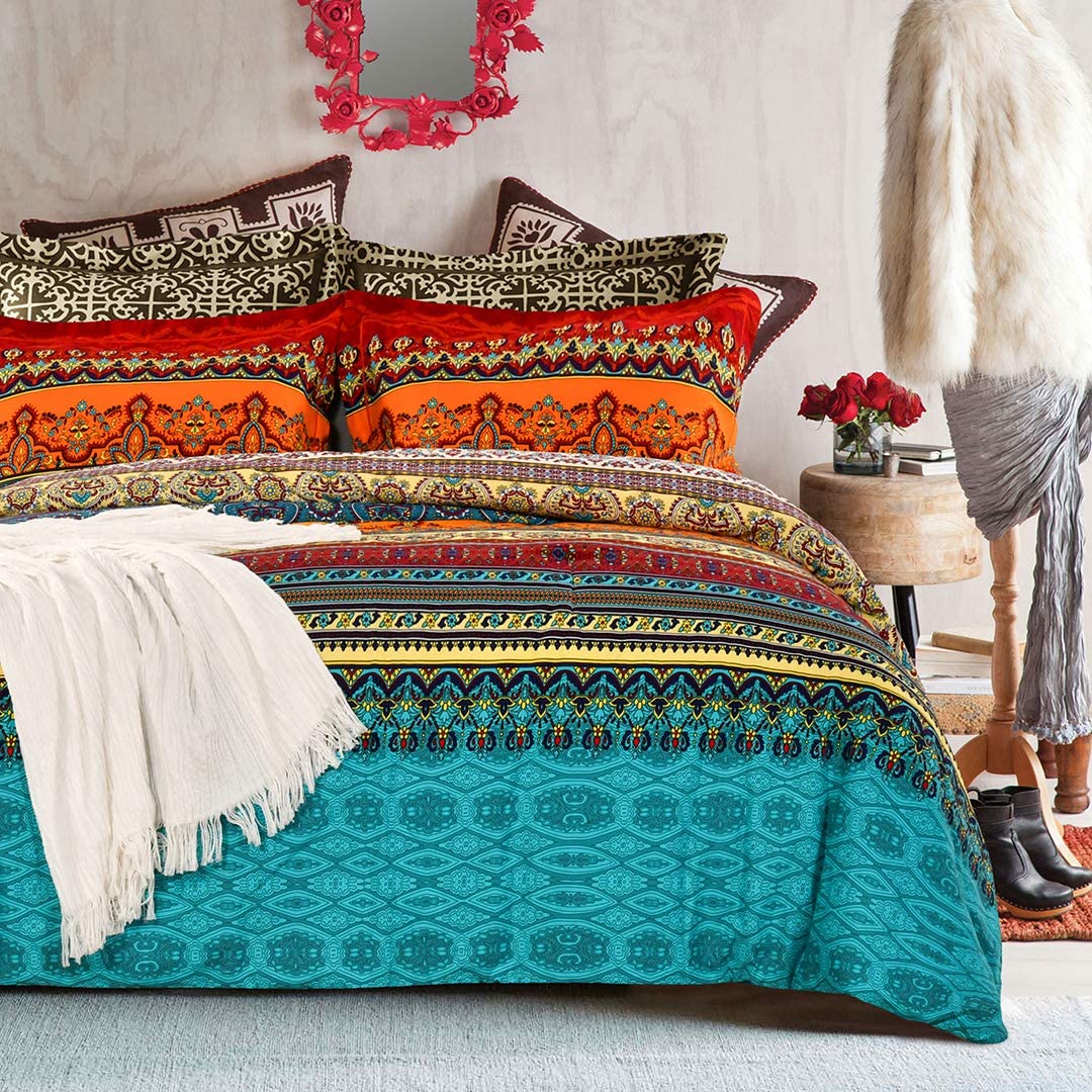 Exotic Fun Colorful Boho Bedding
