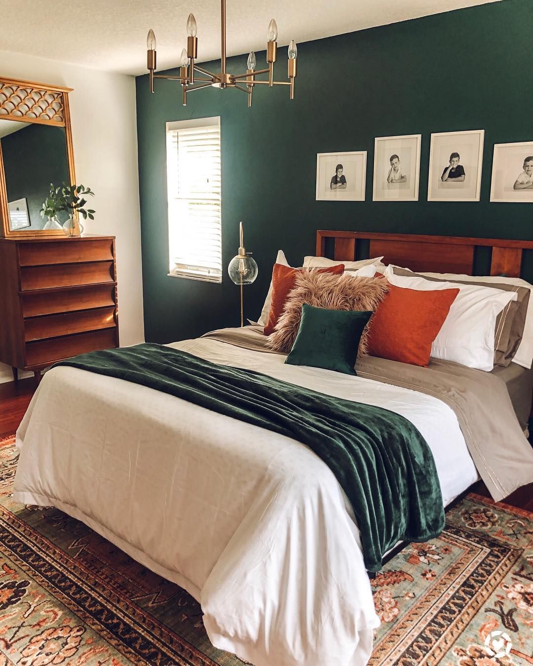 Aura Green Bedroom
