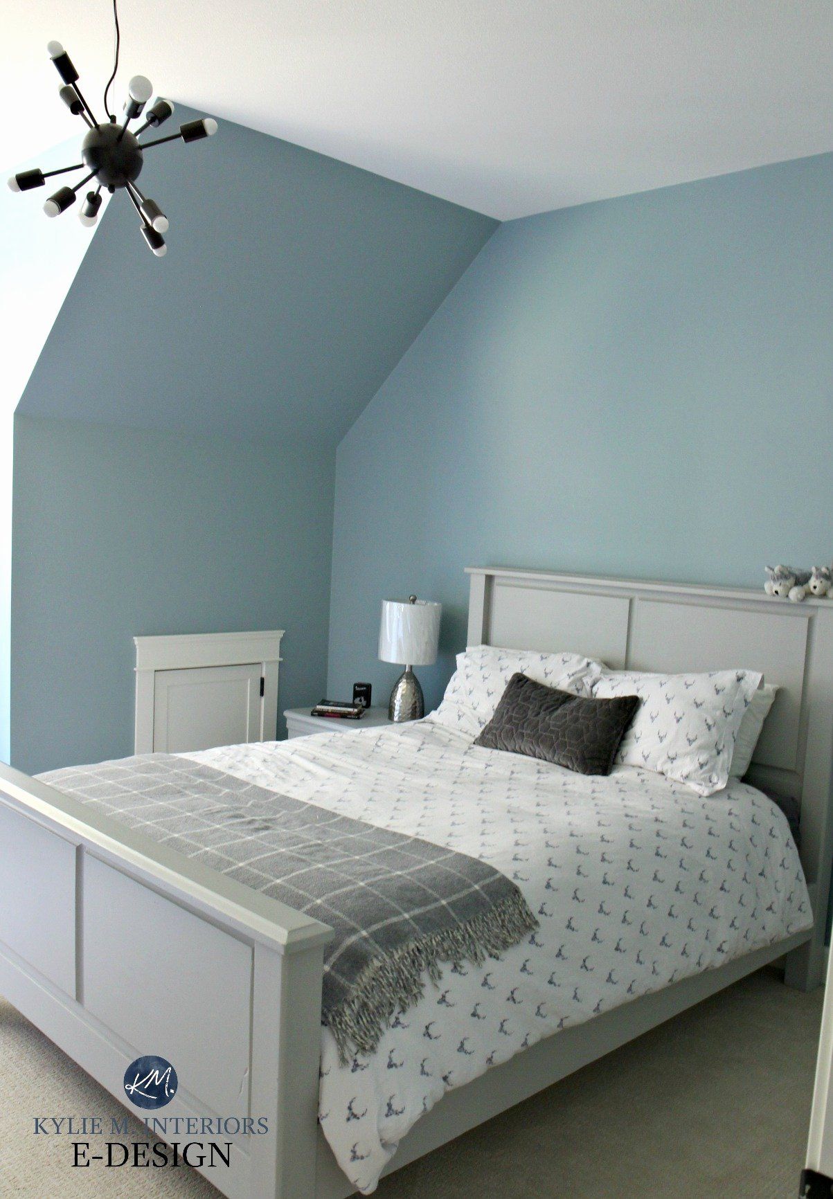 Master Bedroom In Blue Note Benjamin Moore