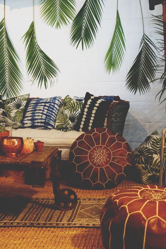 Bohemian Bliss: A Cozy Living Room Retreat