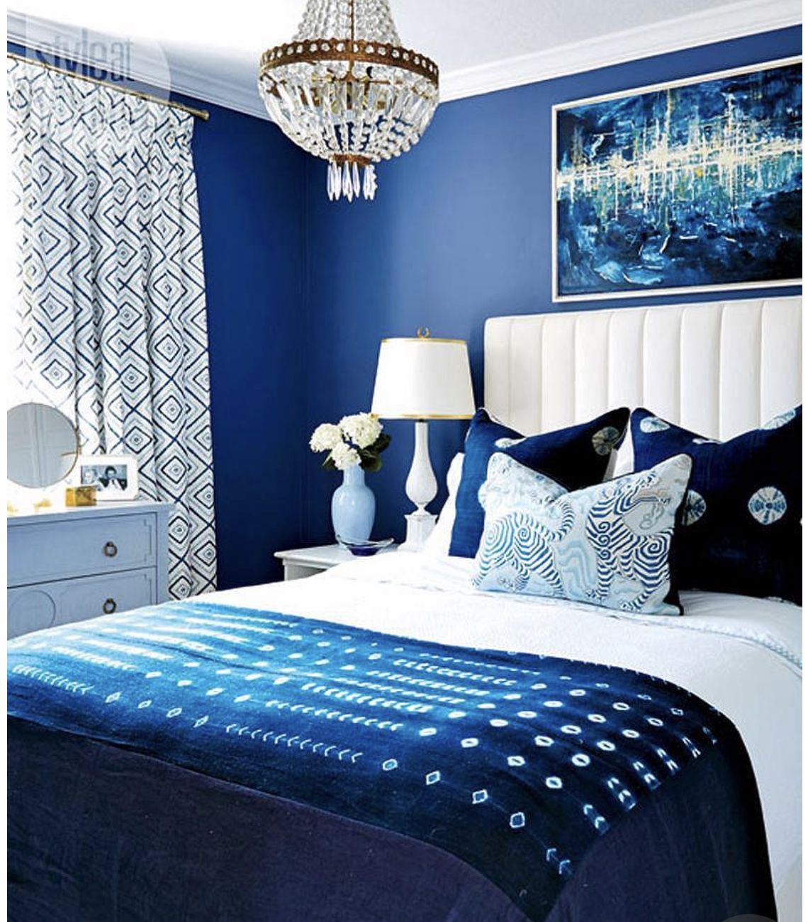 Relaxing Blue Master Bedroom