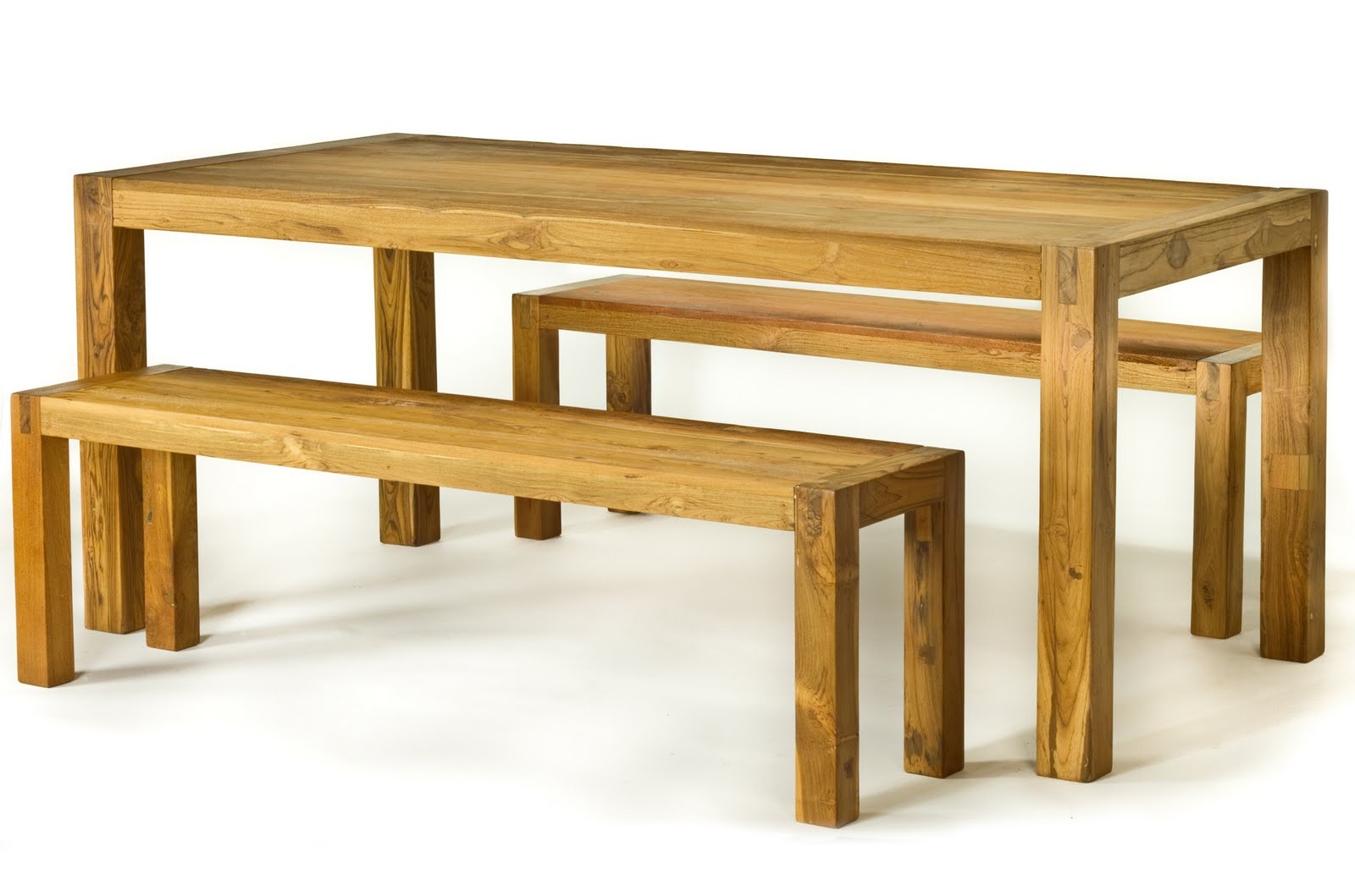 Modern Reclaimed Teak Wood Dining Table