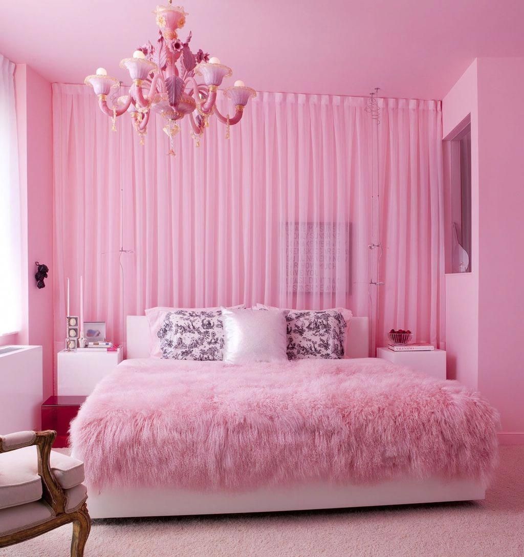 Beach Bedroom In Pink