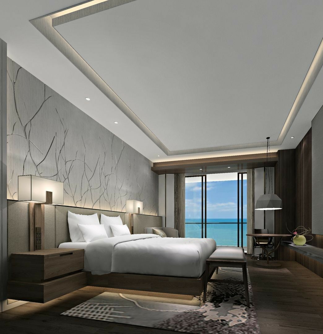Textures Aloft: Enhancing Comfort With Textured Bedroom Ceiling Designs