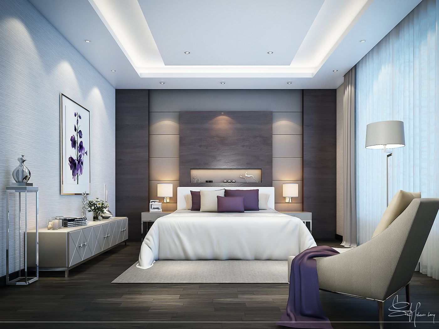Above All: Transform Your Bedroom With Unique Ceiling Design Concepts