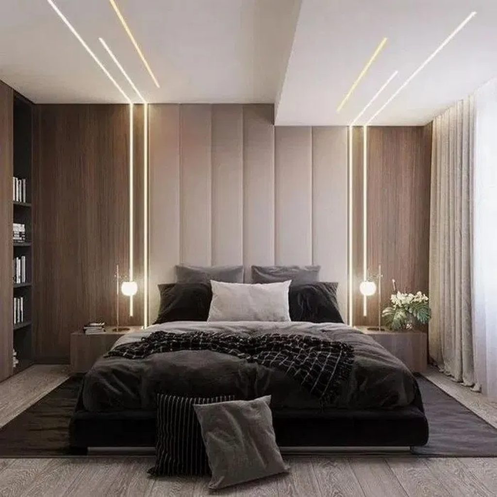 Sleek And Modern: Contemporary Bedroom Ceiling Designs For Minimalist Flair