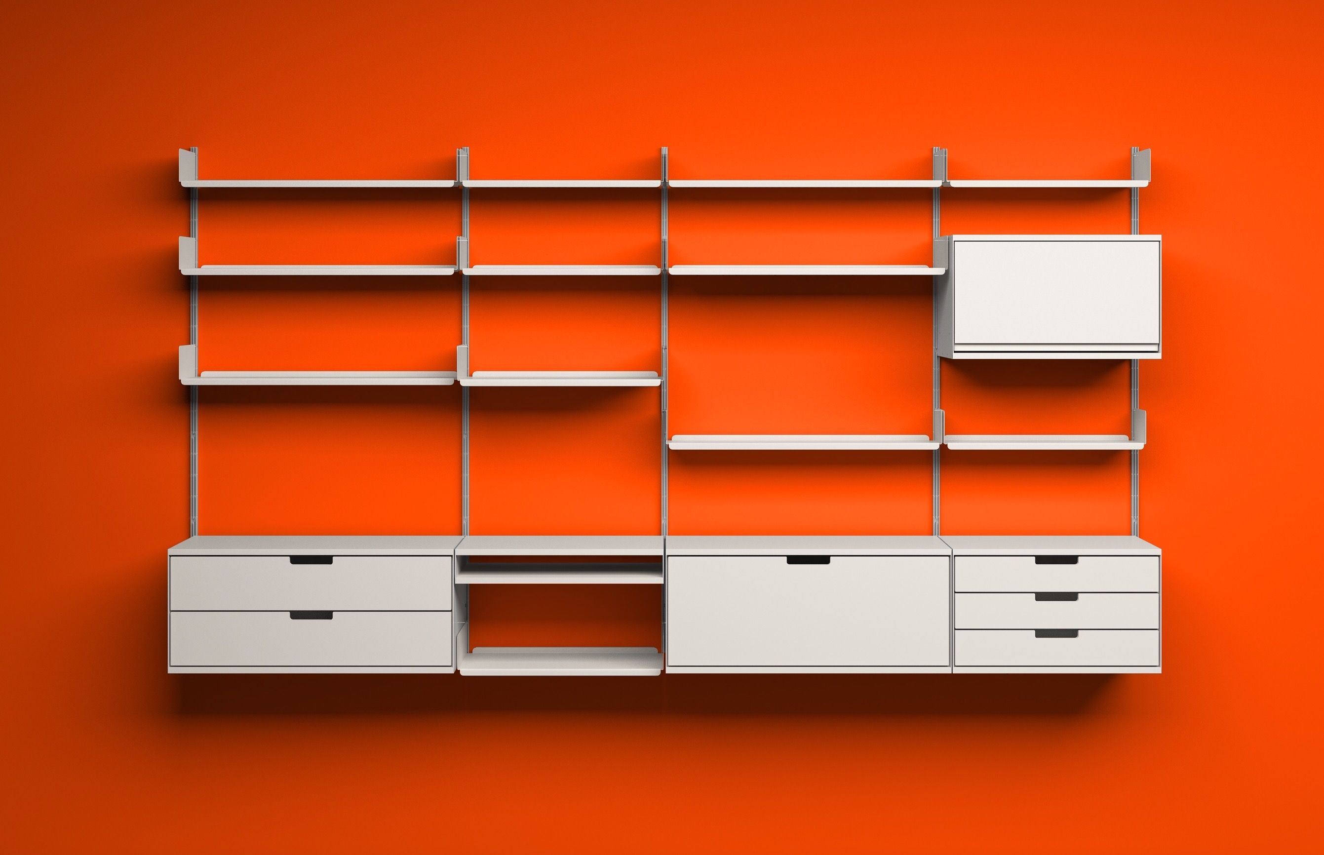 Wall Mounted Units And Shelves In Modern Design