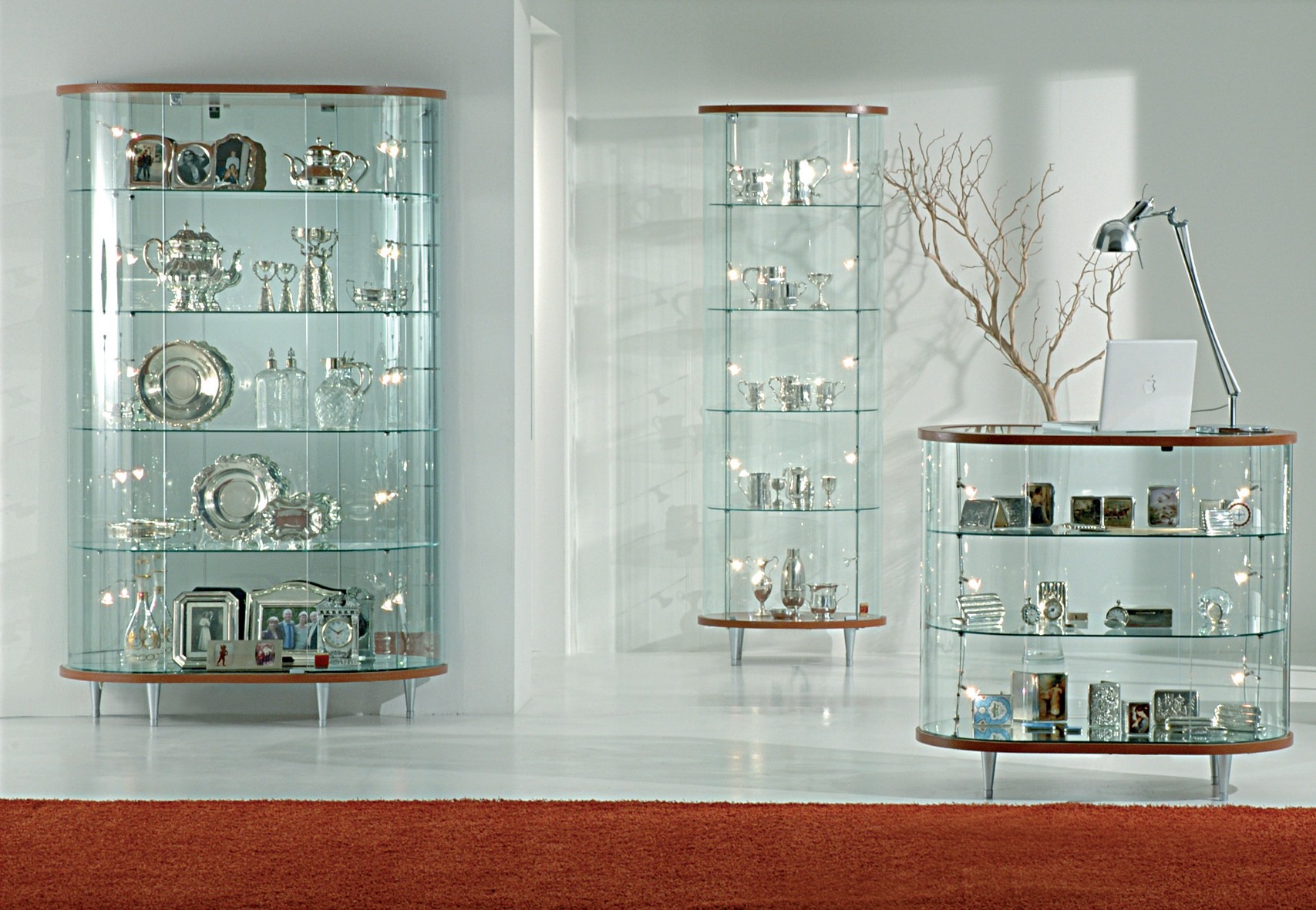 Chic Glass Display Cabinets For Showcasing Collectibles