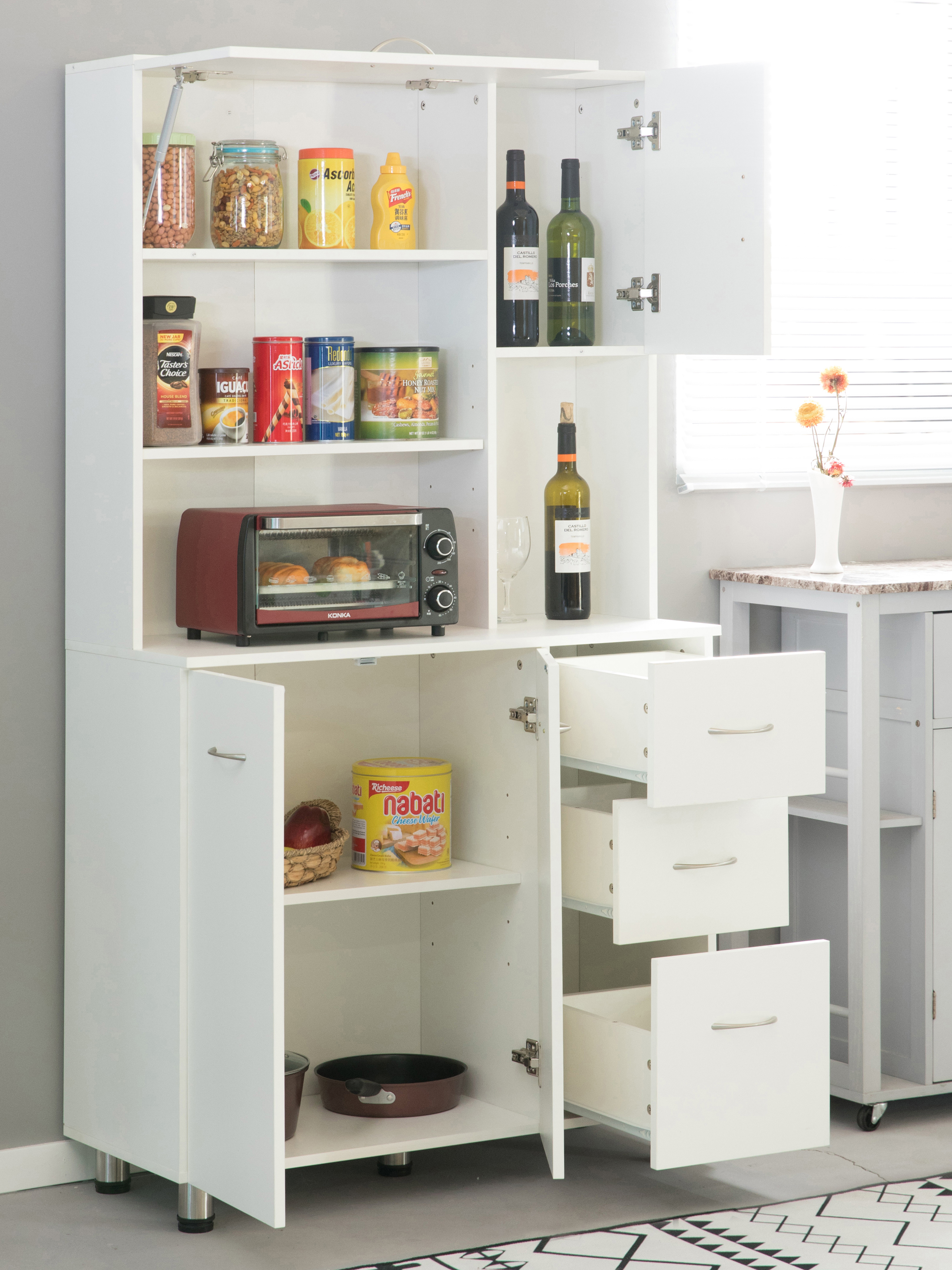 Functional Storage Cabinets With Doors