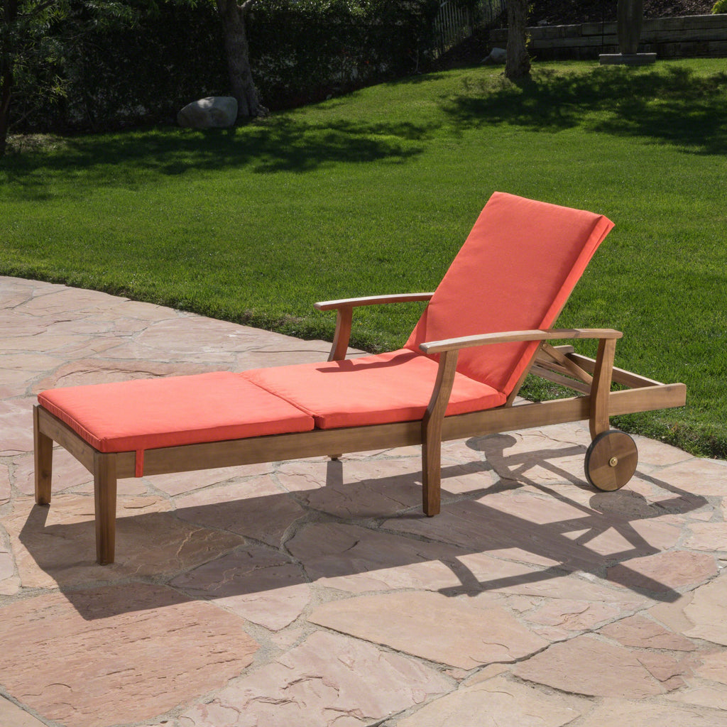 Create A Luxurious Outdoor Retreat With A Teak Chaise Lounge