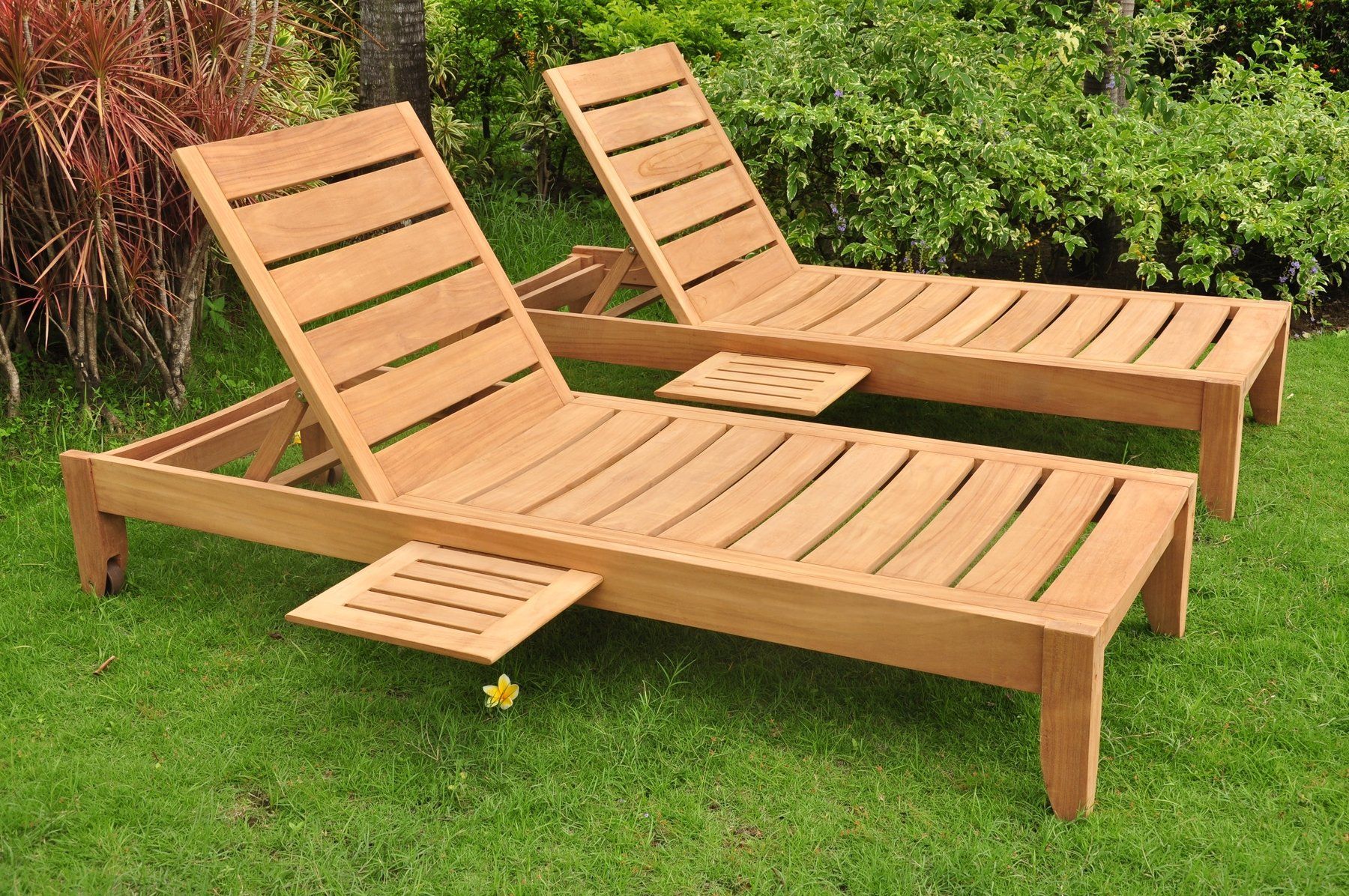 Create A Luxurious Outdoor Retreat With A Teak Chaise Lounge