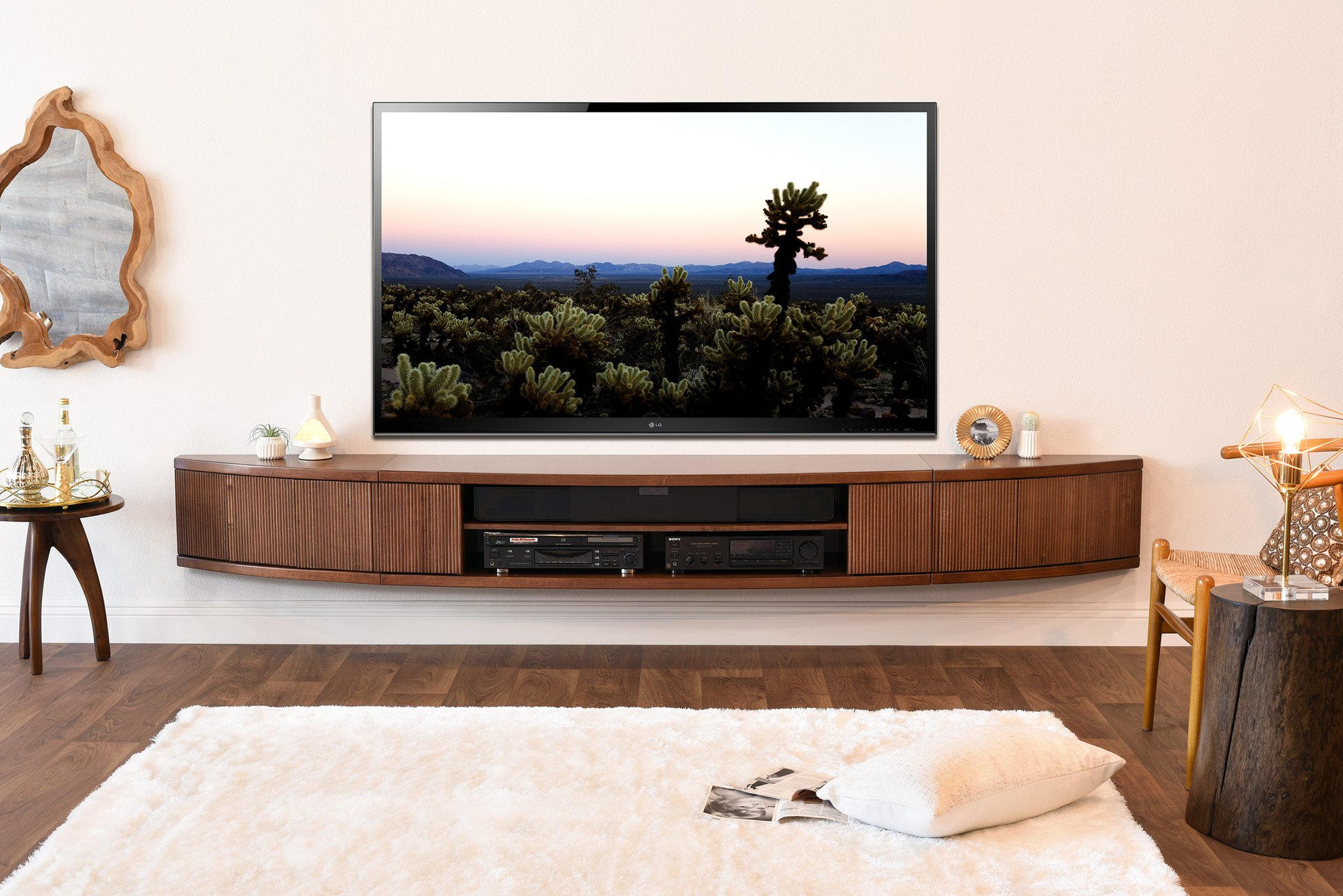 Minimalist Floating TV Stands For Modern Living Rooms