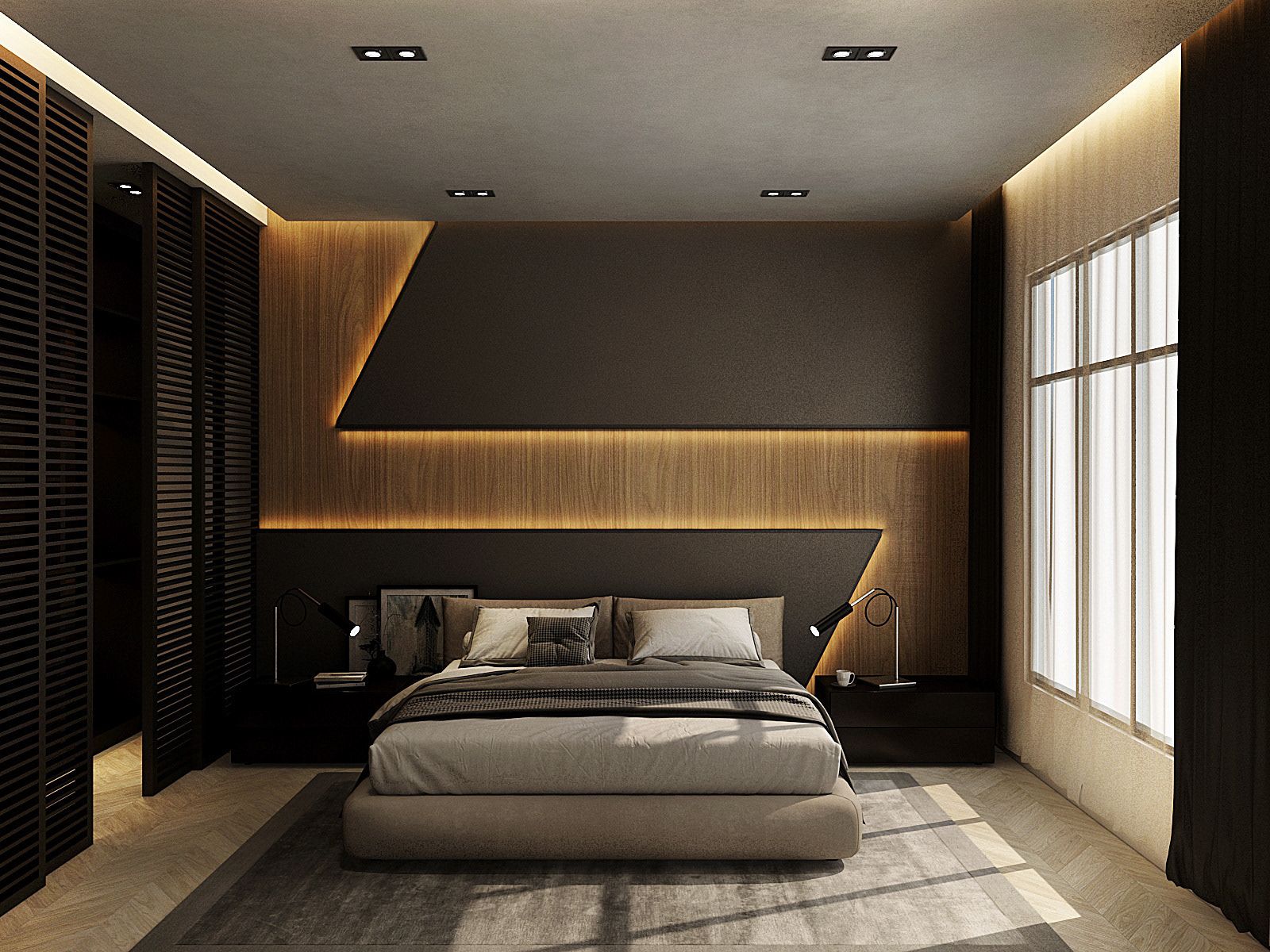 Modern Bedroom Wall: Inspiring A Fresh Start